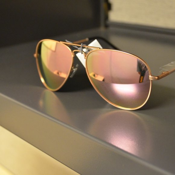 Rose Gold Tinted Glasses - Picture 2 of 3